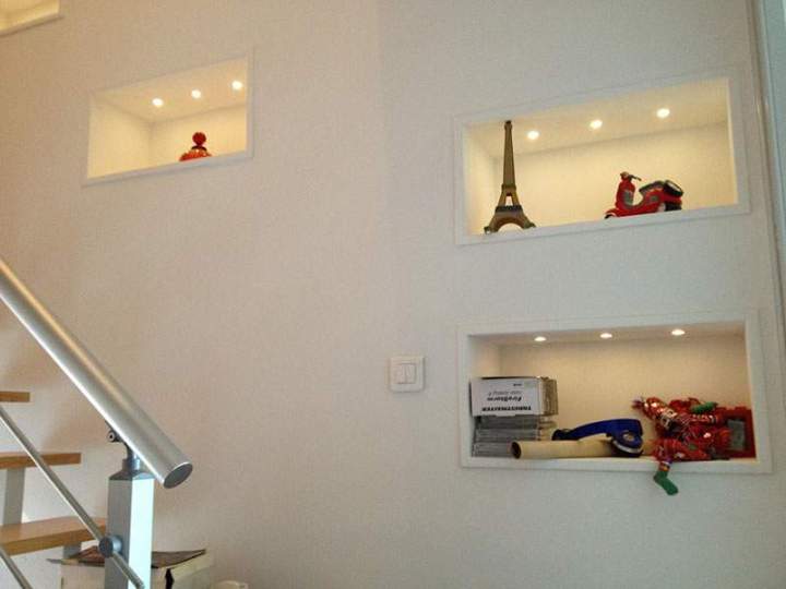 niches encastrées éclairées Brive-la-Gaillarde